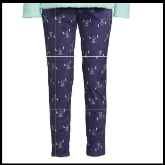 Disney STITCH Soft Velour Pajama Pants - Picture 1 of 6